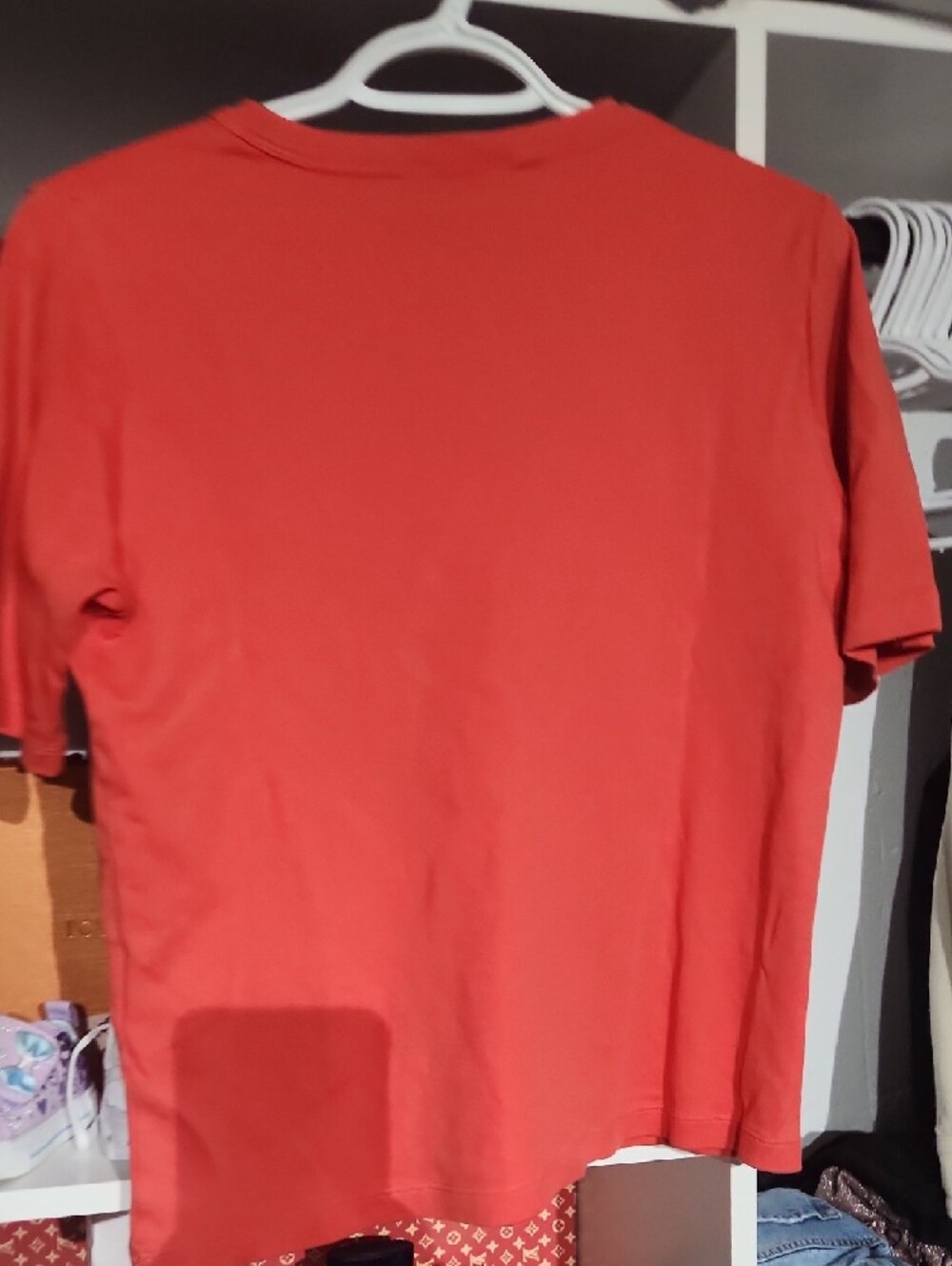 75. Part Two Coral Crew Neck Tee medium - Picture 3 of 3
